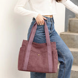 Canvas Shoulder Bag Large-capacity Purses Handbags for Travel Work