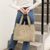Canvas Shoulder Bag Large-capacity Purses Handbags for Travel Work