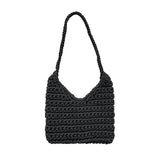 Knitting Shoulder Handbags Autumn Winter Tote Bag Women Shopper Bags