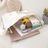Canvas Tote Bag Large Capacity Crossbody Shoulder Female Handbag