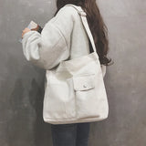 Large Capacity Women's Canvas Tote Bag Handbags