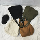 Canvas Tote Bag Shopper Large Capacity Women Handbag Spring Shoulder Bags
