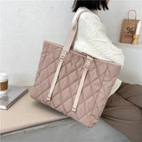 Women's Tote Bags Autumn Winter Lady Shoulder Bag High Nylon Handbags