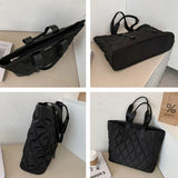 Women's Tote Bags Autumn Winter Lady Shoulder Bag High Nylon Handbags