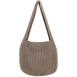 Winter Knitting Tote Bag for Women, Large Shopper Handbag