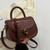 Leather Crossbody Bag Women's Messenger Bag