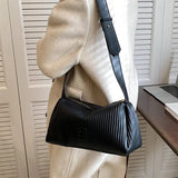 Women's PU Leather Crossbody Bag Messenger Style Handbag