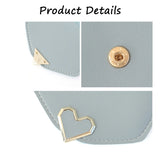 Mini Crossbody Shoulder Bag with Clear Daily Pouch