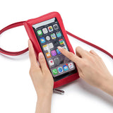 Women's Leather Crossbody Phone Bag