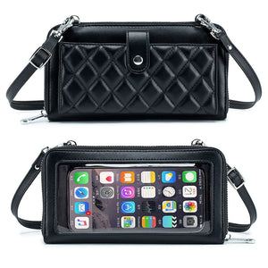 Women's Leather Crossbody Phone Bag