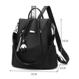 Women's Travel Anti-Theft Backpack Oxford Cloth Water Repellent Backpack
