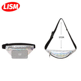 Multicolored Sequins Waist Bag Girl Shoulder Fanny Pack