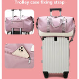 Women's Oxford Travel Bag Large Hand Luggage Gym Yoga Duffle Weekend Voyage Bag