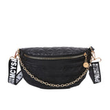 Women's Leather Waist Belt Bag Shoulder Bags Chest Bag