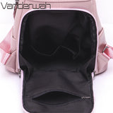 Women's Leather Backpack for Girls Large Travel Bagpack
