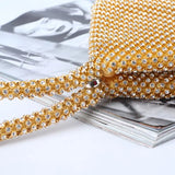 Women's Glitter Triangle Handbag Purse Clutch Evening Bag
