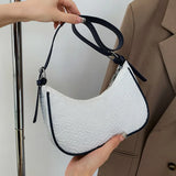 Women's Underarm Bag Summer Handbag Solid Fashionable Temperament Shoulder Bags