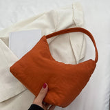 Women's Underarm Bag Solid Handbag Large Capacity Mummy Bag