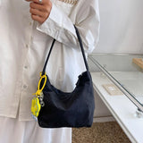 Women's Underarm Bag Solid Handbag Large Capacity Mummy Bag