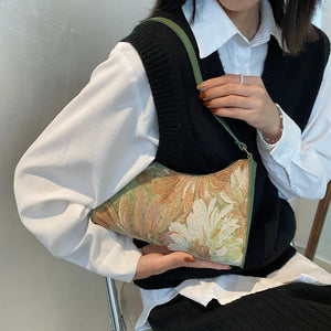 Autumn Oil Painting Shoulder Bag Handbags