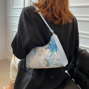 Autumn Oil Painting Shoulder Bag Handbags for Women