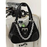 Women's Canvas Splicing Shoulder Bags Young Girls Shopping Crossbody Bags