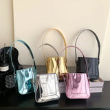 Women's Brightening Leather Shoulder Bag