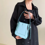 Women's Brightening Leather Shoulder Bag
