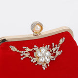 Vintage Velvet Cloth Shoulder Crossbody Bag Party Clutch Evening Bag