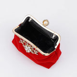 Vintage Velvet Cloth Shoulder Crossbody Bag Party Clutch Evening Bag