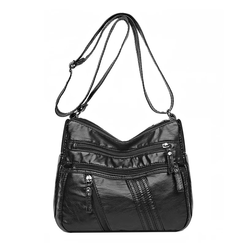 Vintage Soft Leather Shoulder Bag