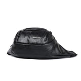 Waist Bag Retro Crossbody Pack PU Fanny Packs College Wind Chest Bags
