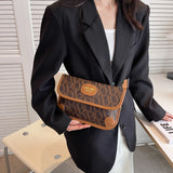 Women's Waist Bag PU Leather Fanny Pack Shoulder Crossbody Chest