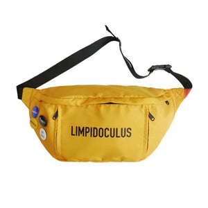Canvas Waist Bag Chest Bag Hip Hop Pack Large Capacity