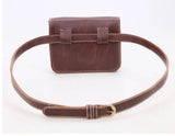 Women's Waist Bag Fanny Pack High PU Leather Belt Cell Phone Purse Travel Pouch