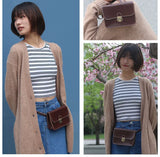 Women's Waist Bag Fanny Pack High PU Leather Belt Cell Phone Purse Travel Pouch