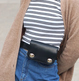 Women's Waist Bag Fanny Pack High PU Leather Belt Cell Phone Purse