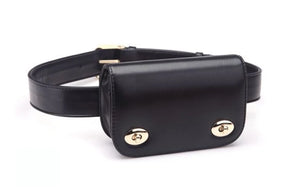 Women's Waist Bag Fanny Pack High PU Leather Belt Cell Phone Purse