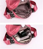 Women's Waist Bag Solid Oxford Cloth Shell Bag Light One Shoulder Messenger Bag