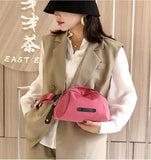 Women's Waist Bag Solid Oxford Cloth Shell Bag Light One Shoulder Messenger Bag