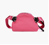 Women's Waist Bag Solid Oxford Cloth Shell Bag Light One Shoulder Messenger Bag