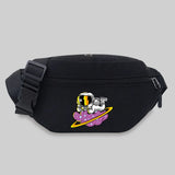 Astronaut Pattern Waist Bag Outdoor Crossbody Messenger Bag