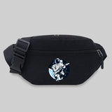 Astronaut Pattern Waist Bag Outdoor Crossbody Messenger Bag