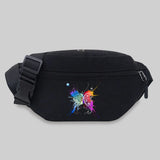 Butterfly Series Waist Bag Crossbody Messenger Bag Travel Phone Purses