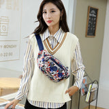 Women's Nylon Waist Bag Crossbody Fanny Pack Hip Purse