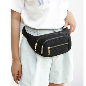 Women's Waterproof Waist Bag Oxford Cloth Fanny Pack