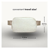 Women's Fleece Waist Bag Pack Wallet Purse Canvas Travel Belt Packs