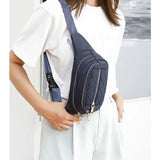 Women's Waterproof Waist Bag Crossbody Chest Fanny Pack