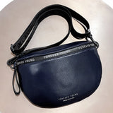 Women's Leather Waist Bag Shoulder Crossbody Pack Retro Chest Bag