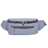 Women's Leather Waist Bag Fanny Pack Shoulder Crossbody Bag